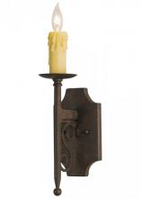 Meyda Black 151197 - 5"W Toscano Wall Sconce