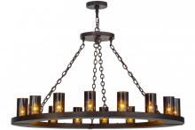 Meyda Black 151695 - 48" Wide Loxley 16 Light Chandelier