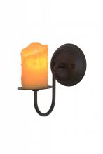 Meyda Black 152058 - 5"W Loxley Wall Sconce