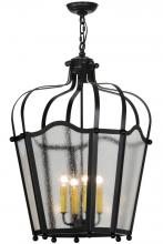 Meyda Black 152351 - 23"W Citadel 4 LT Pendant