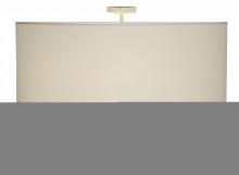 Meyda Black 152504 - 44"W Cilindro White 2 Tier Textrene Flushmount