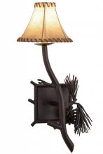 Meyda Black 152830 - 10"W Lone Pine Right Wall Sconce