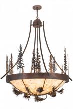 Meyda Black 152868 - 50"W Tall Pines Inverted Pendant