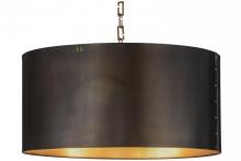 Meyda Black 153356 - 42"W Cilindro Campbell Pendant