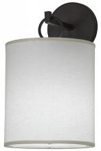 Meyda Black 153357 - 8"W Cilindro Campbell Wall Sconce