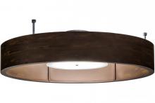 Meyda Black 154000 - 72"W Cilindro Hickory Pendant