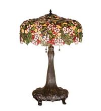 Meyda Black 15404 - 31"H Tiffany Cherry Blossom Table Lamp