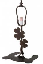 Meyda Black 154131 - 8.5"H Shamrock Table Base