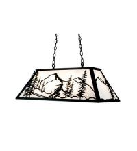 Meyda Black 15419 - 33"L Alpine Oblong Pendant