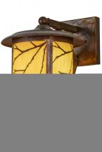 Meyda Black 154258 - 10"W Fulton Branches Solid Mount Wall Sconce