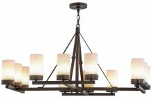 Meyda Black 154636 - 48"W Parker 12 LT Chandelier