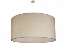 Meyda Black 154708 - 72"W Cilindro White Textrene Pendant