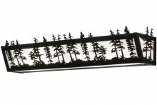 Meyda Black 155100 - 30"W Tall Pines Vanity Light