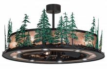 Meyda Black 155102 - 48"W Tall Pines Chandel-Air..