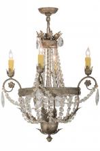 Meyda Black 155186 - 26"W Antonia 4 LT Chandelier