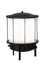 Meyda Black 155327 - 15" Wide Lighthouse Pier Mount