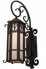 Meyda Black 157311 - 9"W Caprice Wall Sconce