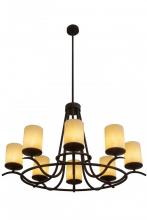 Meyda Black 157522 - 48" Wide Octavia 8 Light Chandelier