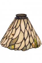 Meyda Black 157591 - 8"W Willow Jadestone Shade