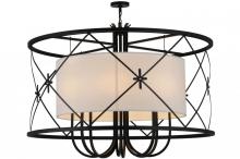 Meyda Black 157973 - 60"W Penelope 8 LT Pendant