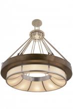 Meyda Black 158295 - 48" Wide Cilindro Ventura Pendant