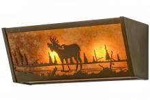 Meyda Black 158336 - 16"W Moose Creek Vanity Light