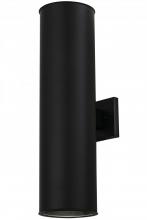 Meyda Black 158348 - 8.5"W Cilindro All Aperto Wall Sconce