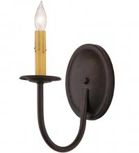 Meyda Black 158875 - 5"W Classic Wall Sconce