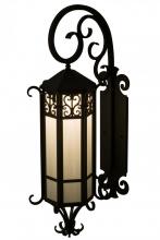 Meyda Black 158954 - 12"W Caprice Lantern Wall Sconce