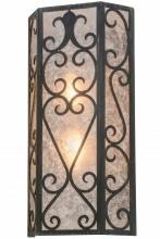 Meyda Black 159022 - 12"W Mia Wall Sconce