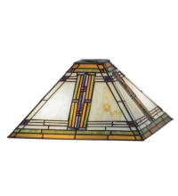 Meyda Black 159891 - 14" Square Nevada Shade