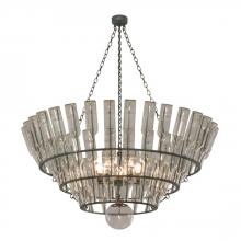 Meyda Black 160037 - 56"W Tuscan Vineyard 3 Tier Chandelier