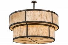 Meyda Black 160369 - 72"W Jayne 18 LT Two Tier Pendant