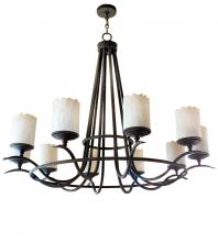 Meyda Black 160780 - 60" Wide Octavia 10 Light Chandelier