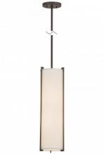 Meyda Black 161058 - 7"W Cilindro Mini Pendant