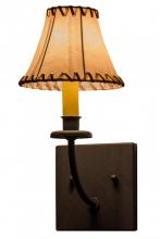 Meyda Black 161672 - 6"W Ranchero Wall Sconce