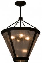 Meyda Black 161879 - 28" Wide Sutter Inverted Pendant