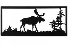 Meyda Black 162076 - 18"W Lone Moose Wall Art