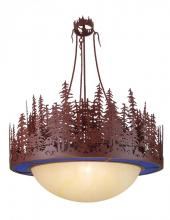 Meyda Black 16212 - 36"W Pine Lake Inverted Pendant