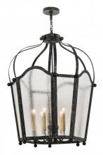 Meyda Black 162523 - 32" Wide Citadel 6 Light Pendant