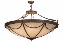 Meyda Black 162887 - 42"W Carousel Inverted Pendant