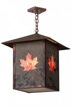 Meyda Black 163424 - 16"Sq Seneca Maple Leaf Pendant