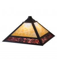 Meyda Black 16361 - 13" Square Mission Shade