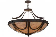 Meyda Black 163949 - 42"W Carousel Inverted Pendant