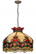 Meyda Black 164613 - 21"W Isabella Pendant