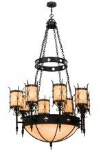 Meyda Black 164773 - 48" Wide Sabrina 8 Light Chandelier