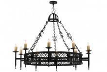 Meyda Black 165221 - 60"W Toscano 10 LT Chandelier