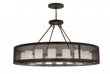 Meyda Black 165765 - 56" Wide Loxley Golpe 16 Light Chandelier