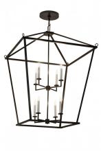 Meyda Black 167205 - 36" Square Kitzi Tapered Pendant