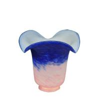 Meyda Black 16738 - 5.5"W Fluted Pink and Blue Shade